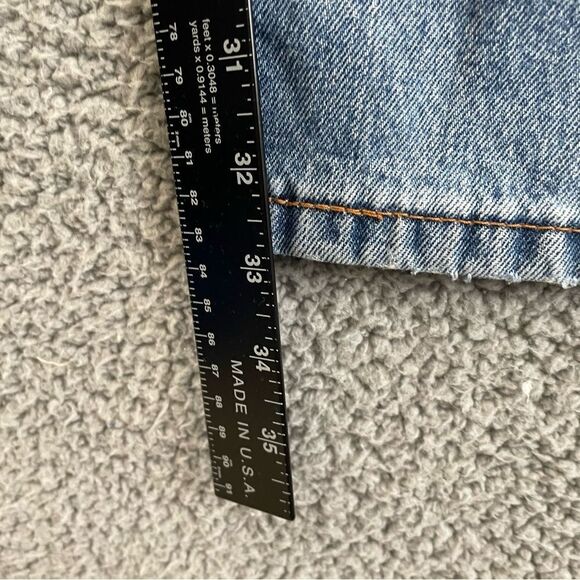 Levi's‎ 505 Jeans Men 38x33 Blue Medium Wash Straight Denim - Picture 12 of 14